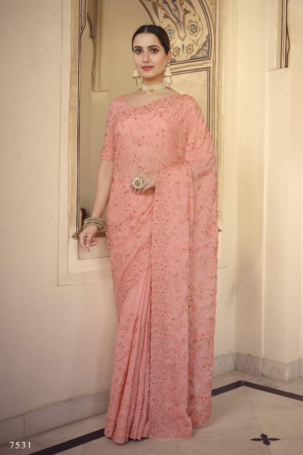 Arya Swarna 2 Party Wear Georgette Wedding Wear Heavy Latest Designer Saree Collection